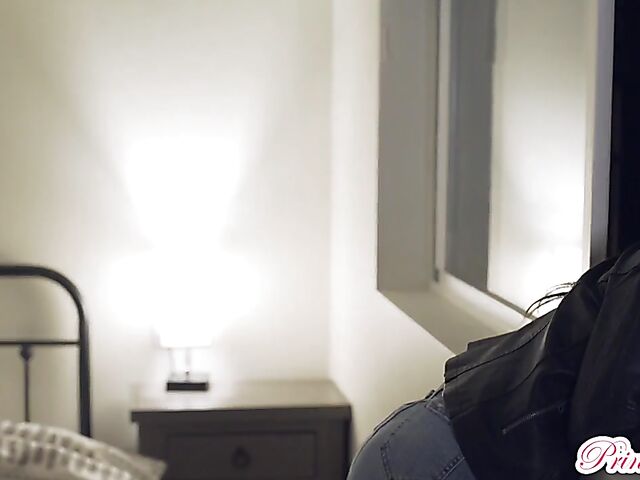 Teen redhead Madi Collins learns more about sexual pleasure in her stepbrother's bedroom