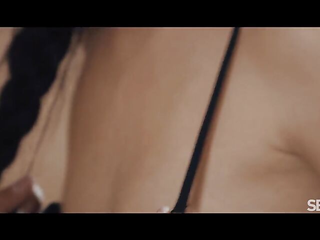 Eveline Dellai and Jenny Doll are sensual lesbians feeling horny