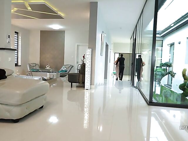 Long haired Alexis Crystal anal POV with lucky you