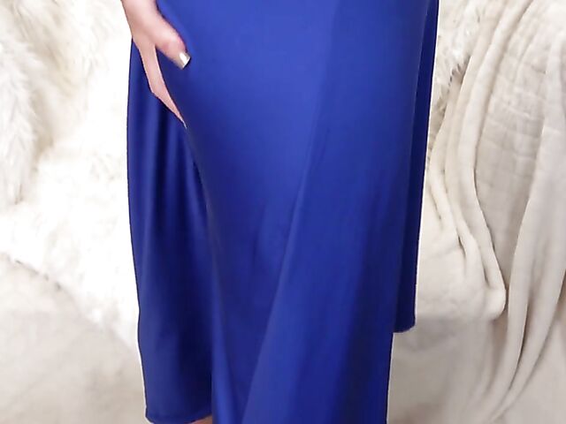 Dirty talking redhead dildo pleasure and eye contact