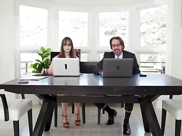 Hardcore business meeting with horny MILF Lexi Luna