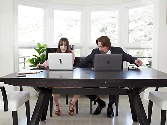 Hardcore business meeting with horny MILF Lexi Luna