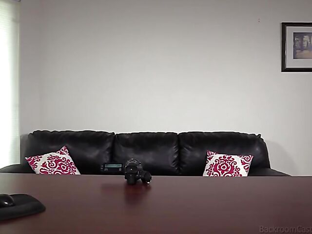 Casting couch threesome anal with Angeline and Sophie