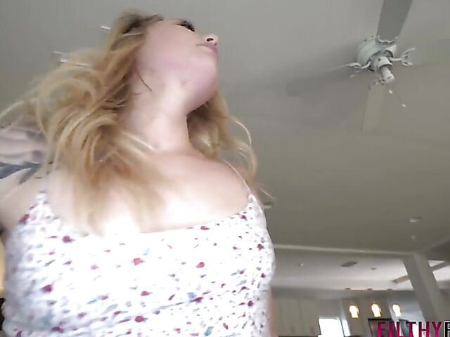 Easy Karah Brooke gets coaxed into sex POV