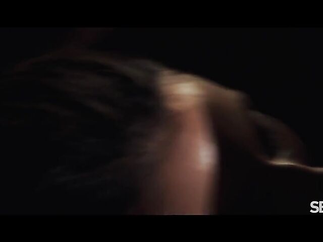 Romantic erotic sex in the dark of the bedroom with Tiny Tina