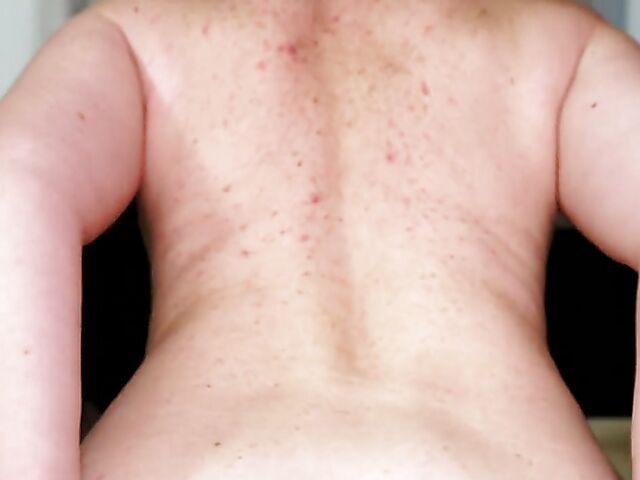 Redheaded hairy MILF solo featuring Gloria