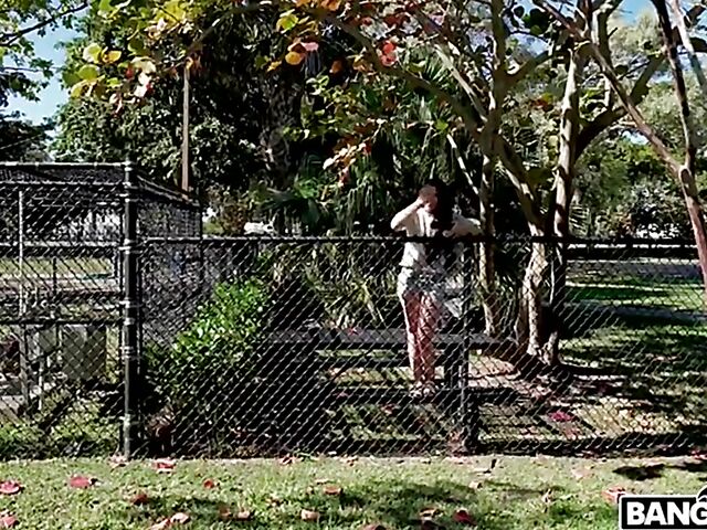 Kourtney Kai gets picked up and fucked in the Bang Van