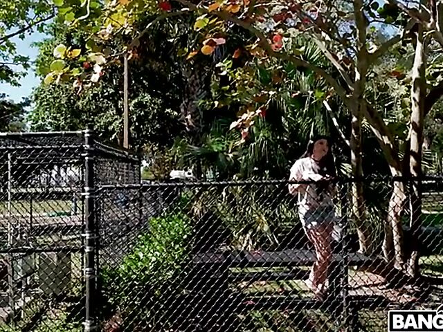 Kourtney Kai gets picked up and fucked in the Bang Van