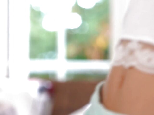 In bed with Russian skinny pornstar Gina Gerson