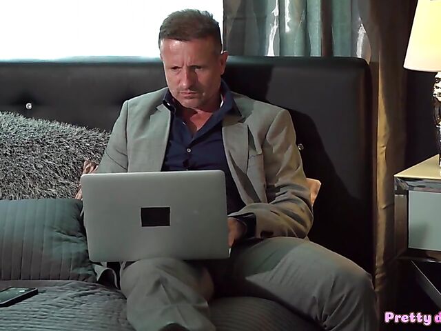 Cindy Shine - Flat chested shaved teen creampie with an experienced man