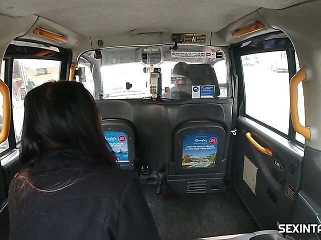 Taxi sex with tattooed Czech slut Charlotte Thorne