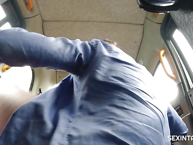 Taxi sex with tattooed Czech slut Charlotte Thorne