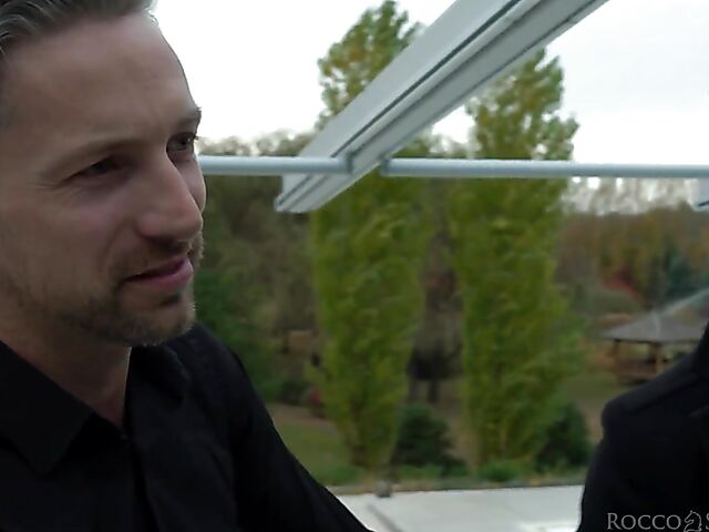 Jennifer Mendez - Brunette with glasses anal threesome