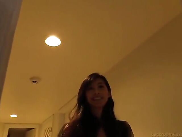 Asian casting couch anal with exotic new girl Yumi