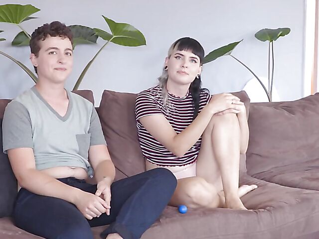 Marina Lee & Stone Silver - Hairy lesbian couple nude interview