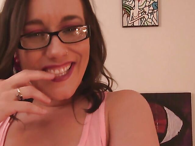 Sinn Sage - Dirty talking girl with glasses solo in her rainbow socks