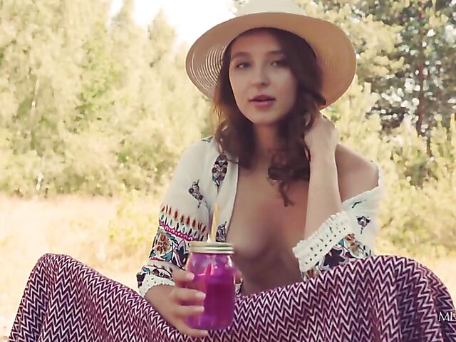 Ava's outdoor solo on a hot summer day in August