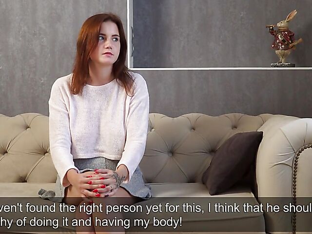 Big tits Russian virgin Galinka Nagymellu spreads and masturbates 