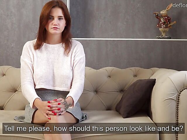 Big tits Russian virgin Galinka Nagymellu spreads and masturbates 