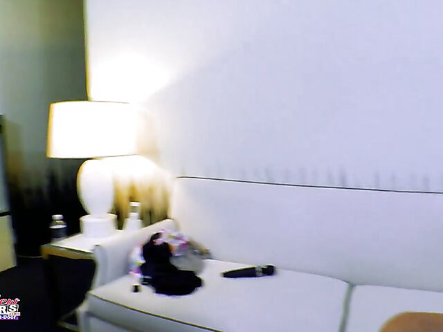 Ashley Wolf's blowjob instruction and facial POV