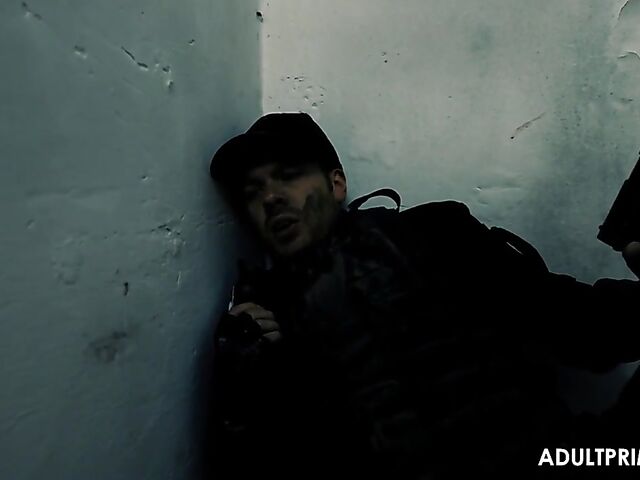 Fake tits MILF in boots Jasmine Jae fucks a commando