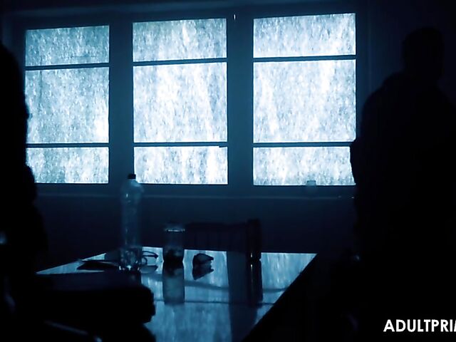 Fake tits MILF in boots Jasmine Jae fucks a commando