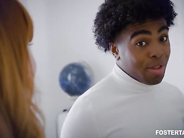 Ryan Keely & Hannah Grace - MILF teaches siblings in interracial threesome