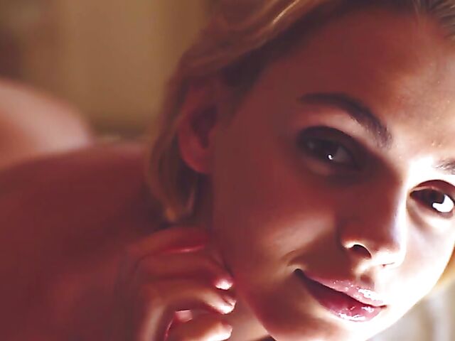 Morning wake up and erotic solo in Lilit's bed