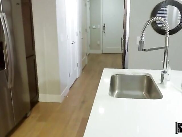 Blonde hair petite teen POV with cute Kiara Cole