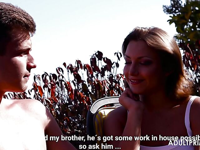 Car wash and outdoor sex with super hot Alexis Cherry