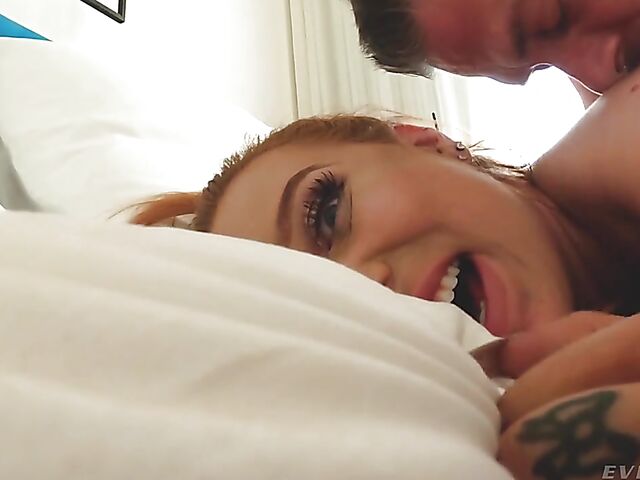 Madison Morgan - Big butt redhead POV with a hot guy