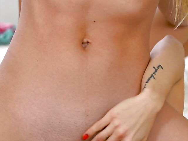 Mona Blue & Tiffany Tatum - Girl on girl love in the bedroom