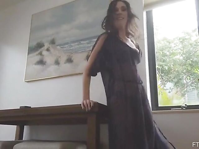 Alora Jaymes - Naughty MILF masturbating and spreading her legs in Florida