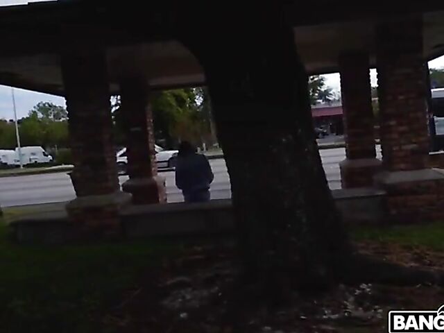 Pick up fuck in a van with small boob chick Catalina Ossa