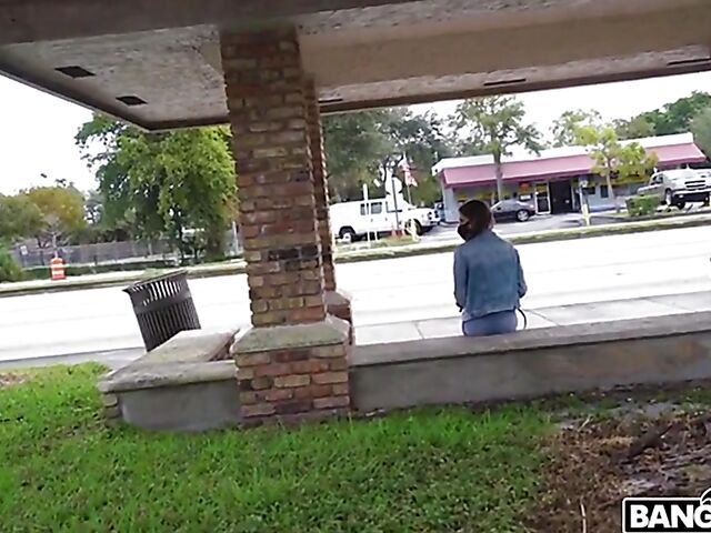 Pick up fuck in a van with small boob chick Catalina Ossa