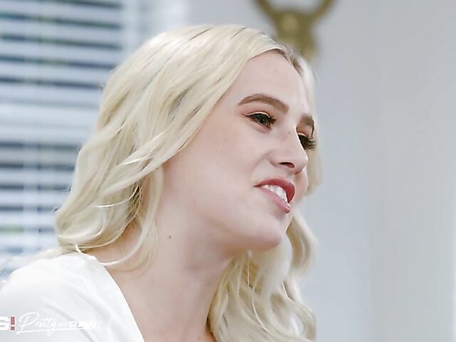 Bri Klein - Black and white guys and a pretty blonde interracial MMF 3some