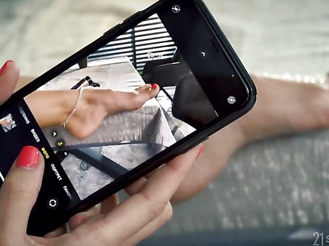 The best foot fetish anal with classy babe Sasha Rose