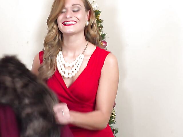 Honour May - British high heels and lingerie solo on Christmas