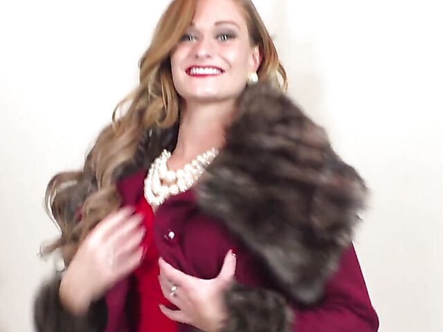 Honour May - British high heels and lingerie solo on Christmas