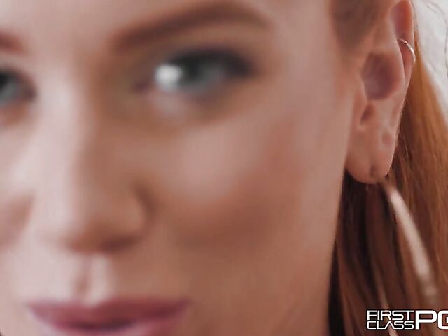 Awesome POV action with hot redhead Madison Morgan