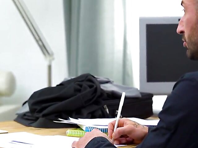 Skinny DP lover Angel Emily takes two eagerly