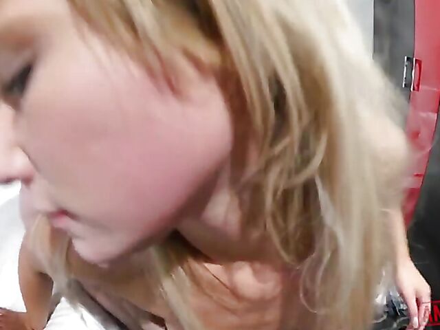 April Aniston - Blonde teen anal experience with brutal James Deen