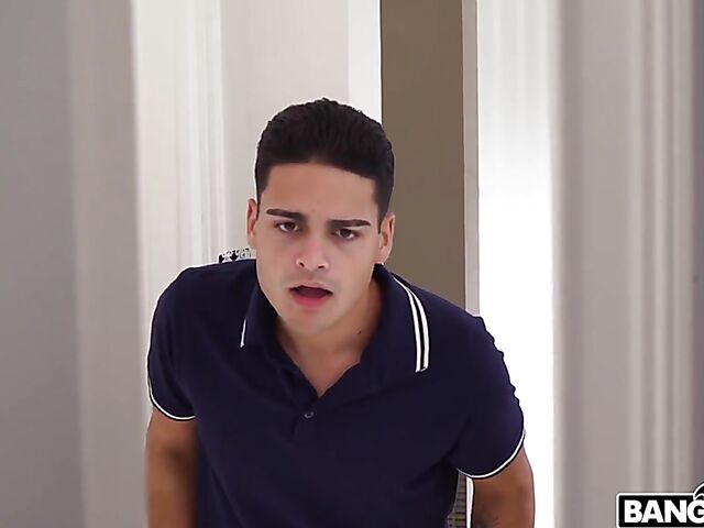 Leo Valentino caught spying on big tits MILF Gia Grace