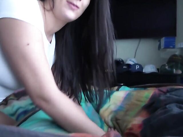 Alice Visby - Pierced nipple brunette POV with a lucky guy