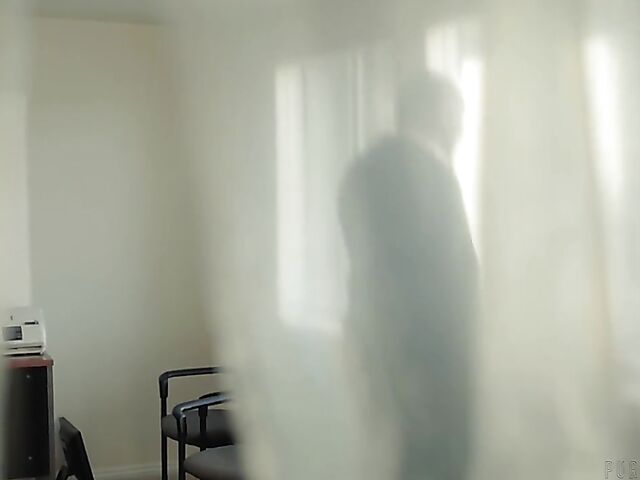 Skinny petite Maya Woulfe is his little slut