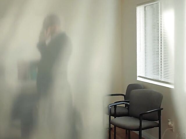 Skinny petite Maya Woulfe is his little slut