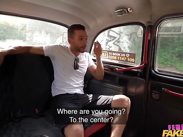 Reality car fuck with MILF cabbie Billie Star