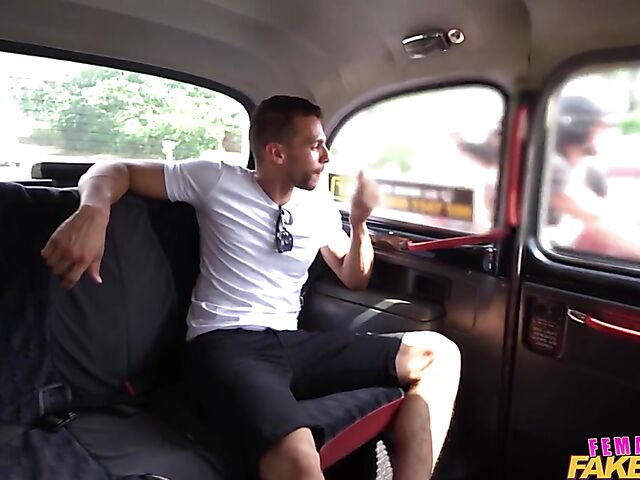 Reality car fuck with MILF cabbie Billie Star