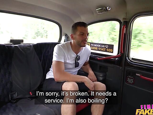 Reality car fuck with MILF cabbie Billie Star