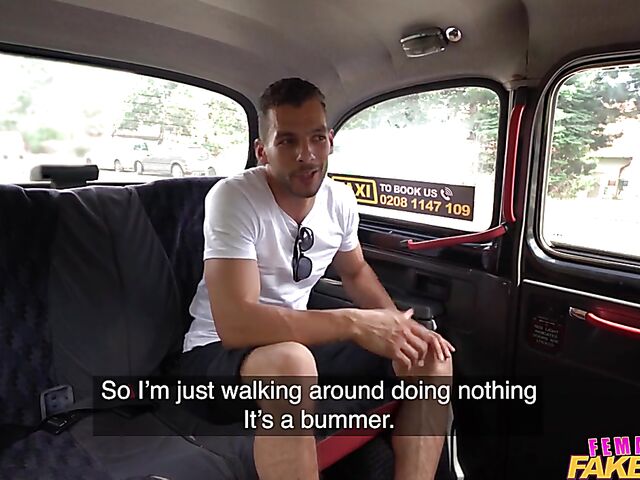 Reality car fuck with MILF cabbie Billie Star